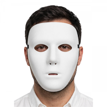 White Plain Full-Face Mask