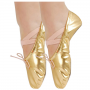 Metallic Gold Soft Ballet & Arabian Dance Shoes