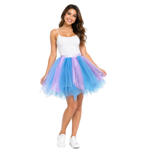 Tutu Skirt - Ombre Fluffy Tulle Blue