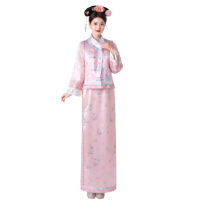 Qing Dynasty Imperial Pink Floral