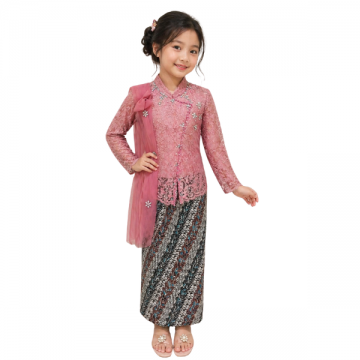 Peranakan/Nyonya Kebaya Child - Pink