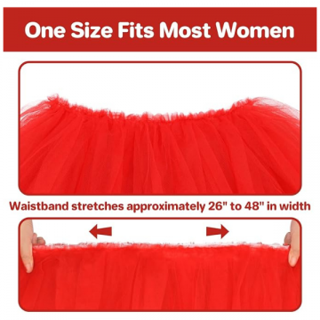Tutu Skirt - Fluffy Tulle layered Red