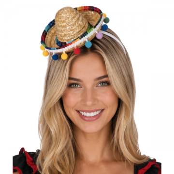 Mini Fiesta Sombrero Headband