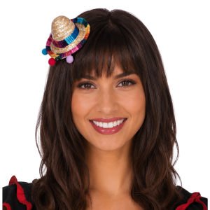 Mini Colorful Sombrero Hair Clip