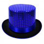 Sequin Top Hat Blue
