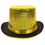 Sequin Top Hat Gold