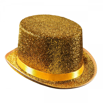 Shiny Top Hat Gold