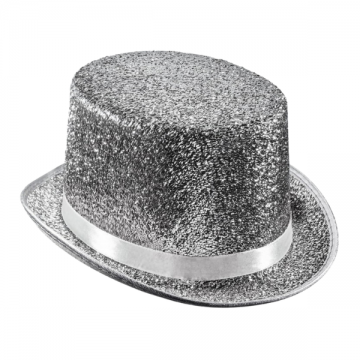 Shiny Top Hat Silver