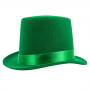 Classic Top Hat Green 14cm Tall
