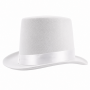 Classic Top Hat White 14cm Tall