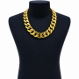 Chunky gold chain necklace 80cm