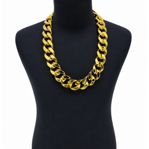 Chunky gold chain necklace 100cm