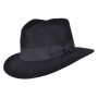 Fedora Vintage Noir Wide Brim