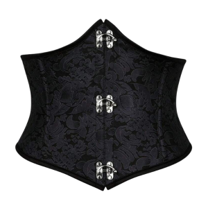 Corset Gothic Black Lace Underbust