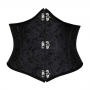 Corset Gothic Black Lace Underbust
