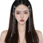 Enchanted Forest - Crystal Cascade Forehead Chain Headpiece