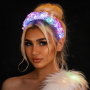 LED Headpiece Crystal Rainbow