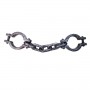 Prisoner Leg Shackles Chain Wrist Cuffs - 50cm