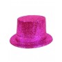 Glitter Top Hat - Magenta