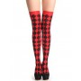 Black lattice with Red stocking