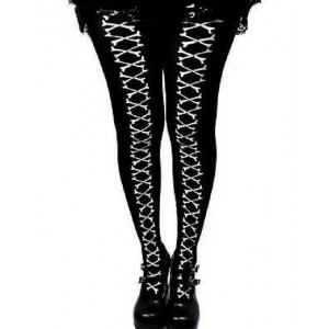 Stocking with Printed 'x' Bones