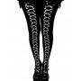 Stocking with Printed 'x' Bones