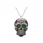 Skull head with chain