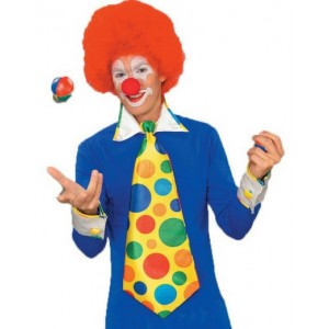 CLOWN NECKTIE & COLLAR
