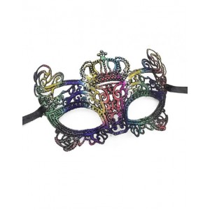 neon crown lace eyemask