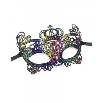 neon crown lace eyemask