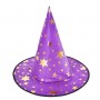 Shiny Star Witch Hat - Purple