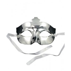 Shiny Crown Eyemask - Silver
