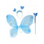 Butterfly set wings - blue