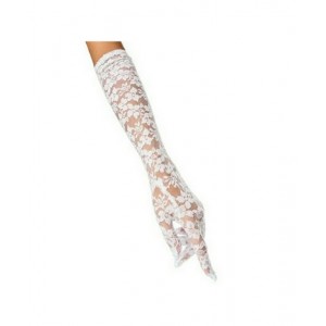 Gloves Sexy Lace - White