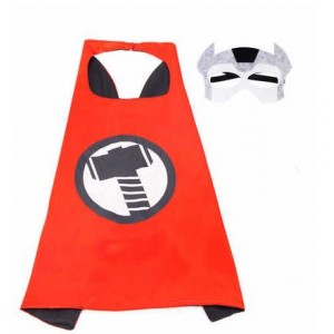 Thor Cape & Eyemask - Kids