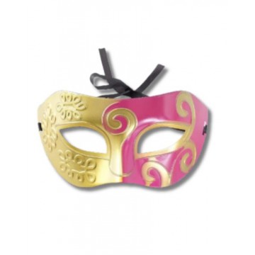 Swirly Colorful Eyemask Gold/Pink