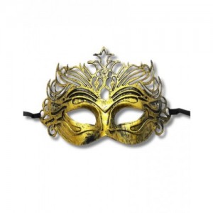 Masquerade Prom Venetian Gold Mask