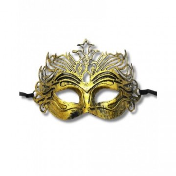 Masquerade Prom Venetian Gold Mask