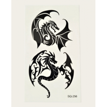 Temporary Small Tattoo Majestic Dragon