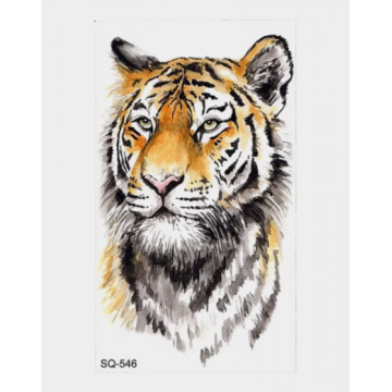 Temporary Small Tattoo Realistic Tiger