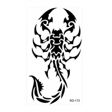 Temporary Small Tattoo Polynesian Scorpion