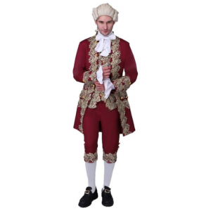 Victorian 18th Century Man - Red