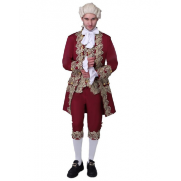 Victorian 18th Century Man - Red