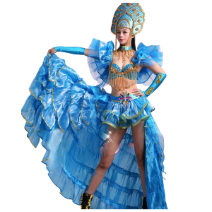 Carnival Blue Showgirl