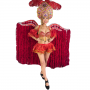 Carnival Showgirl – Red & Gold