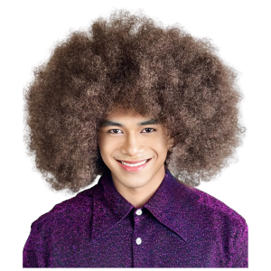 Afro Jumbo Wig - Brown
