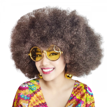 Afro Jumbo Wig - Brown