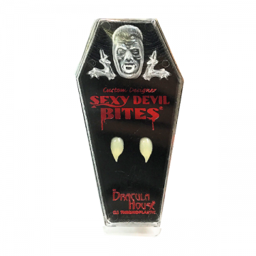 Sexy Devil Bites Vampire Fangs