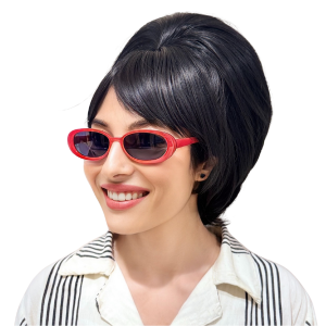 Vintage Black Beehive Wig
