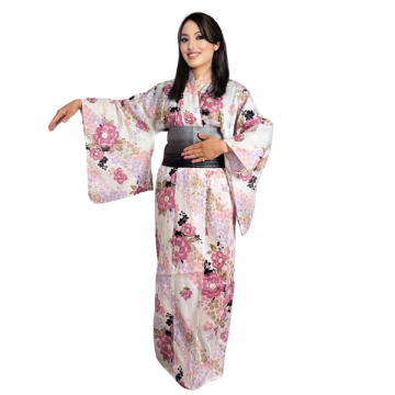 Kimono Peony Garden